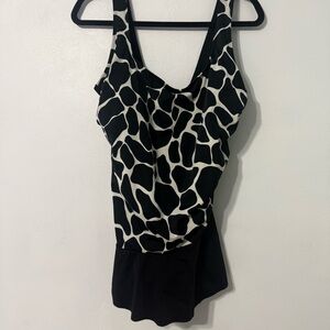 Longitude Black swim suit bathing suit